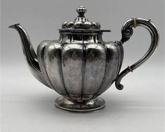 Lot 517: Sanborns Mexico City Sterling Silver Tea & Coffee Service Total weight 3313 gram (photo 6)