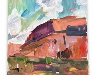 Lot 815: Jose Trujillo "The Shallow Canyon" Oil on Canvas, 2019 — current bid $6