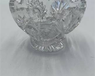 Lot 644: American Brilliant Cut Glass Footed Bowl (photo 2)