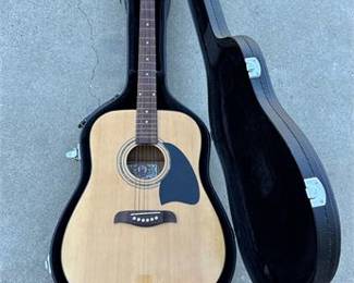 Lot 0763: Oscar Schmidt by Washburn Dreadnought Acoustic Guitar (photo 6)