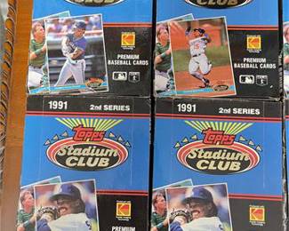 Lot 10004: Topps 1991 Stadium Club 2nd Series Baseball Card Boxes (photo 4)