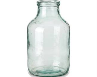 Lot 10069: Aqua-Tinted Soda-Lime Glass Wide-Mouth Storage Jar (photo 2)