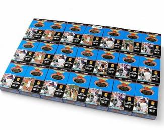 Lot 10004: Topps 1991 Stadium Club 2nd Series Baseball Card Boxes — current bid $6