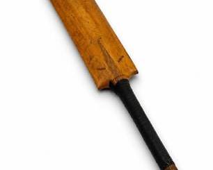Lot 0672: J.D. Bartlett Patent Compress'd Willow Cricket Bat — current bid $7
