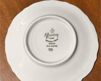 Lot 10023: Winterling Bavarian Porcelain Tea Set with Lanka Creamer (photo 9)