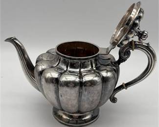 Lot 517: Sanborns Mexico City Sterling Silver Tea & Coffee Service Total weight 3313 gram (photo 7)