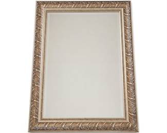 Lot 0711: The Home Depot HDM072436G Silver-Gilt Beveled Wall Mirror (photo 2)