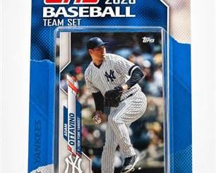 Lot 0600: Topps 2020 New York Yankees Baseball Team Set, Sealed — current bid $5