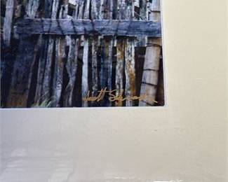 Lot 0717: Scott Schrader Signed Matted Color Landscape Photograph (photo 3)