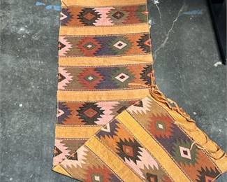 Lot 807: Anatolian-Style Flat-Woven Kilim Runner, 53 × 14 in (photo 2)