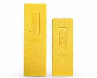 Lot 0905: Pair of Oregon Molded Plastic Tree-Felling Wedges, 10.5 In. — current bid $5