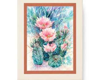 Lot 10032: Designs of the Southwest Crystal Tile, Jan Thompson Cactus — current bid $5