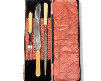 Lot 10054: George Butler & Co Cavendish Sheffield Carving Set (photo 2)