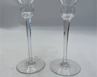 Lot 627: Marquis by Waterford Treviso Crystal Candlesticks, Pair (photo 2)