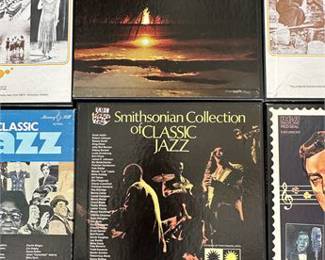 Lot 10065: Six 1970s Vinyl LP Box Sets, Smithsonian Jazz & Mario Lanza (photo 4)