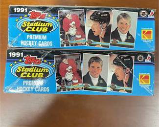 Lot 10002: 1991 Topps Stadium Club Hockey Wax Boxes, Inaugural Issue (photo 5)