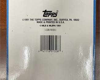 Lot 10004: Topps 1991 Stadium Club 2nd Series Baseball Card Boxes (photo 3)