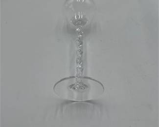 Lot 631: Twist-Stem Cordial Glasses, Set of 6, Colorless Glass (photo 3)