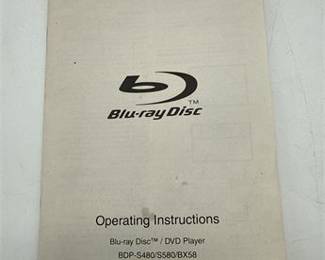 Lot 0768: Sony BDP-S480 3D Blu-Ray Disc/DVD Player With Manual, 2011 (photo 2)