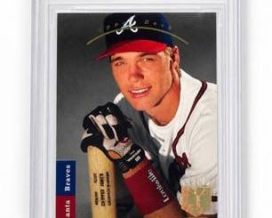 Lot 0597: 1993 Upper Deck SP #280 Chipper Jones BGS 8.5 Card — current bid $5