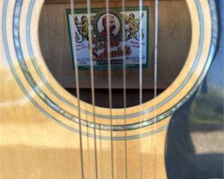 Lot 0763: Oscar Schmidt by Washburn Dreadnought Acoustic Guitar (photo 3)