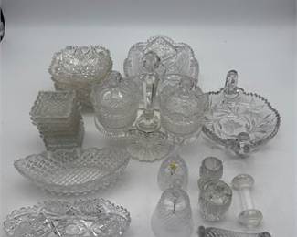 Lot 0680: American Brilliant Period Cut & Pressed Glass Lot (photo 2)