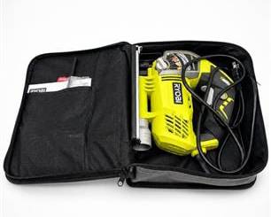 Lot 0584: Ryobi JS651L1 6.1A Orbital Jig Saw with Case — current bid $25