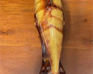 Lot 10036: Blue Mountain Pottery-Style Drip Glaze Dolphin Figurine (photo 4)