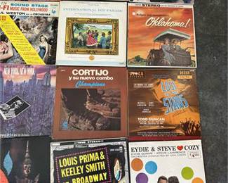 Lot 10061: Easy Listening, Exotica & Show Tunes Vinyl LP Record Lot (photo 2)