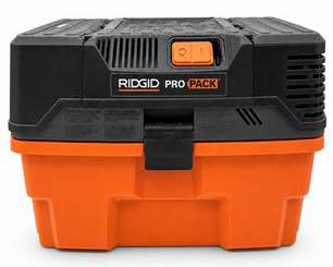 Lot 0583: RIDGID Pro Pack Wet/Dry Shop Vacuum, Model WD4522 — current bid $5