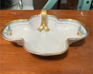 Lot 10009: Erdmann Schlegelmilch Prov Saxe Porcelain Clover Dish (photo 4)