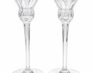 Lot 627: Marquis by Waterford Treviso Crystal Candlesticks, Pair — current bid $7
