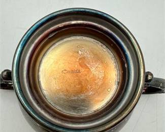 Lot 0592: Oneida Urn-Form Silverplate Two-Piece Sugar and Creamer Set (photo 3)