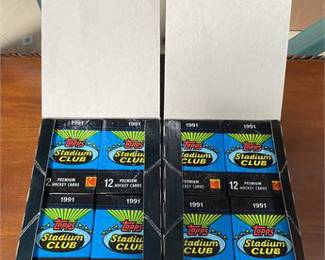 Lot 10002: 1991 Topps Stadium Club Hockey Wax Boxes, Inaugural Issue (photo 7)