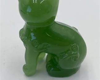 Lot 561: Franklin Mint Curio Cabinet Cats "Ch'ing Dynasty" Figure (photo 5)