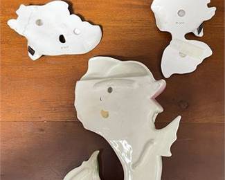 Lot 10035: Norcrest Japan Ceramic Fish Wall Plaques, Set of 3 (photo 4)