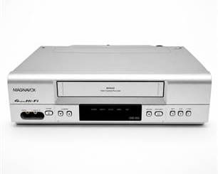 Lot 0464: Magnavox MVR650MG/17 Four-Head Hi-Fi VHS VCR — current bid $17
