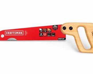 Lot 10031: Craftsman CMHT20221 10-In. Fine Finish Hand Saw — current bid $5