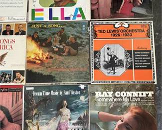 Lot 10058: Group of Approximately Twenty Vintage Mixed-Genre Vinyl LPs (photo 5)