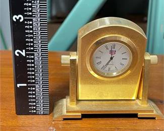 Lot 10026: Rite Aid Advertising Swivel Desk Clock, Japan Movement (photo 5)