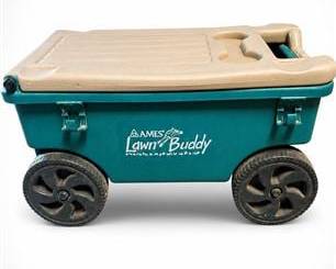 Lot 0548: Ames Lawn Buddy 2 Cu. Ft. Wheeled Garden Cart And Seat — current bid $16