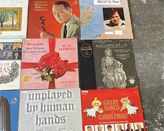 Lot 10055: Classical & Christmas Vinyl LP Record Collection (photo 2)