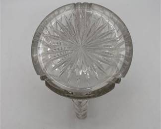 Lot 0220: American Brilliant Style Cut Glass Pinwheel Pitcher (photo 2)