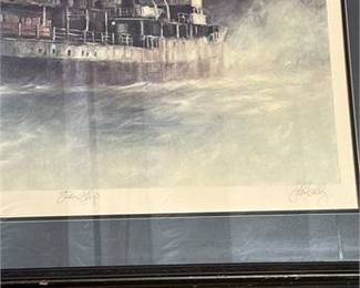 Lot 915: John Kelly "Steam Ship" Artist Proof Lithograph, 1976 (photo 5)