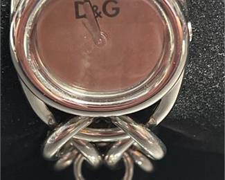 Lot 954: D&G Time Ladies' Steel & Chain-Link Wristwatch (photo 3)