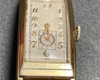 Lot 966: Art Deco 14K Gold Filled Wristwatch, Kelvinator 1938 (photo 4)
