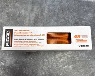 Lot 35: RIDGID VT2570 4X Pro 10 ft. Wet/Dry Vacuum Hose Kit (photo 3)