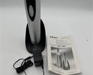 Lot 0828: Oster Inspire Model 4207 Cordless Electric Wine Opener (photo 5)