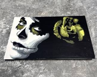 Lot 782: theuglysheep "Flor" Stencil/Spray Paint, Ed. of 9 (photo 5)