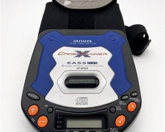 Lot 839: Aiwa XP-SP800 Cross Trainer Portable CD Player, 1998 — current bid $6
